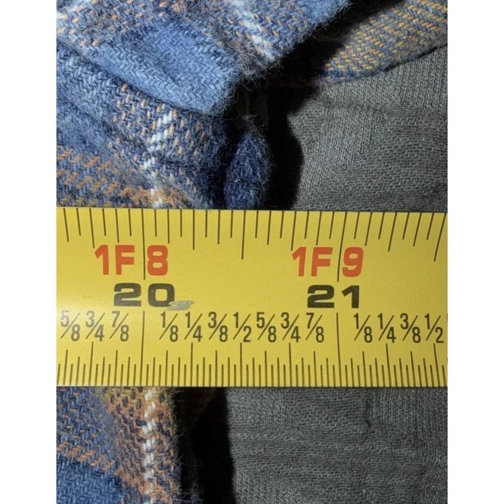 True Religion Shirt Mens S Multicolor Plaid Flannel Long Sleeve Button Up Casual